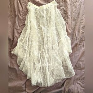 Cream Lace Cover-Up